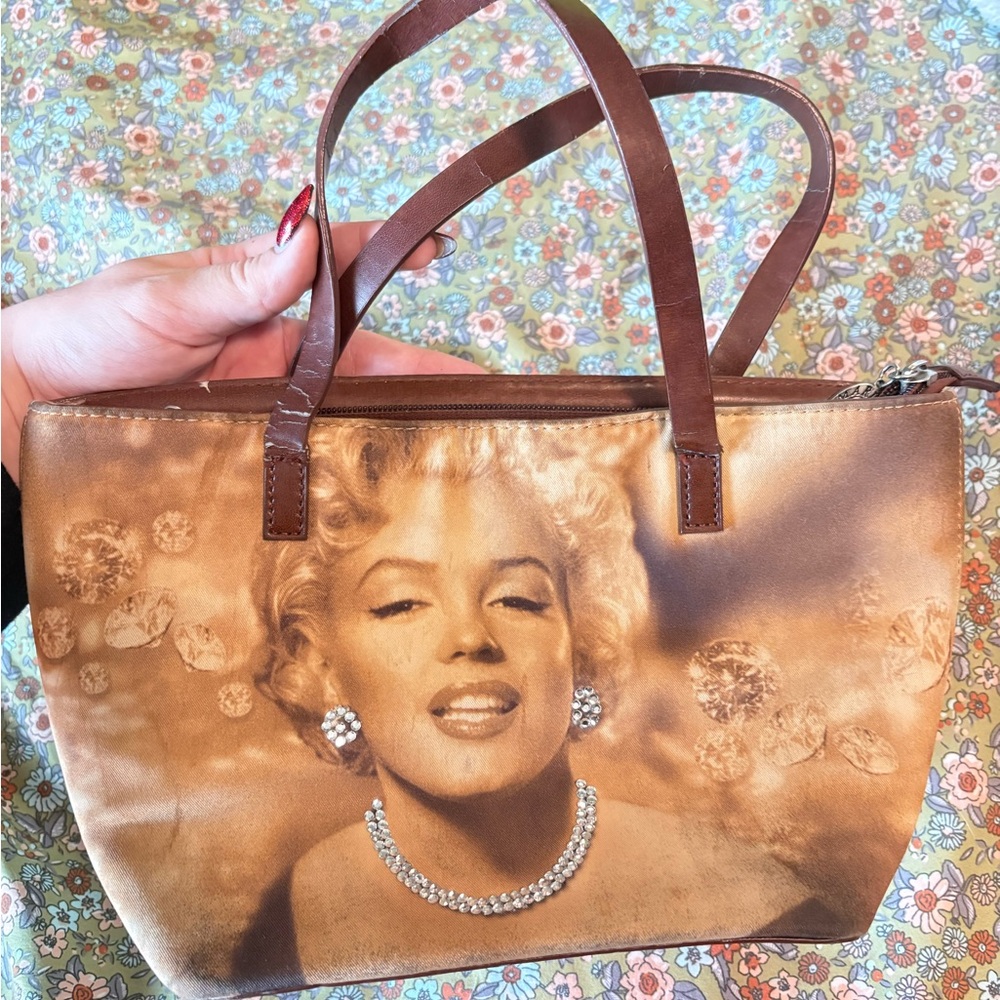 Vintage Marilyn Monroe Brown handbag